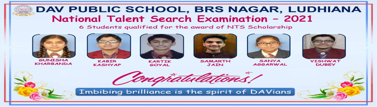 National Talent Search Examination - 2021